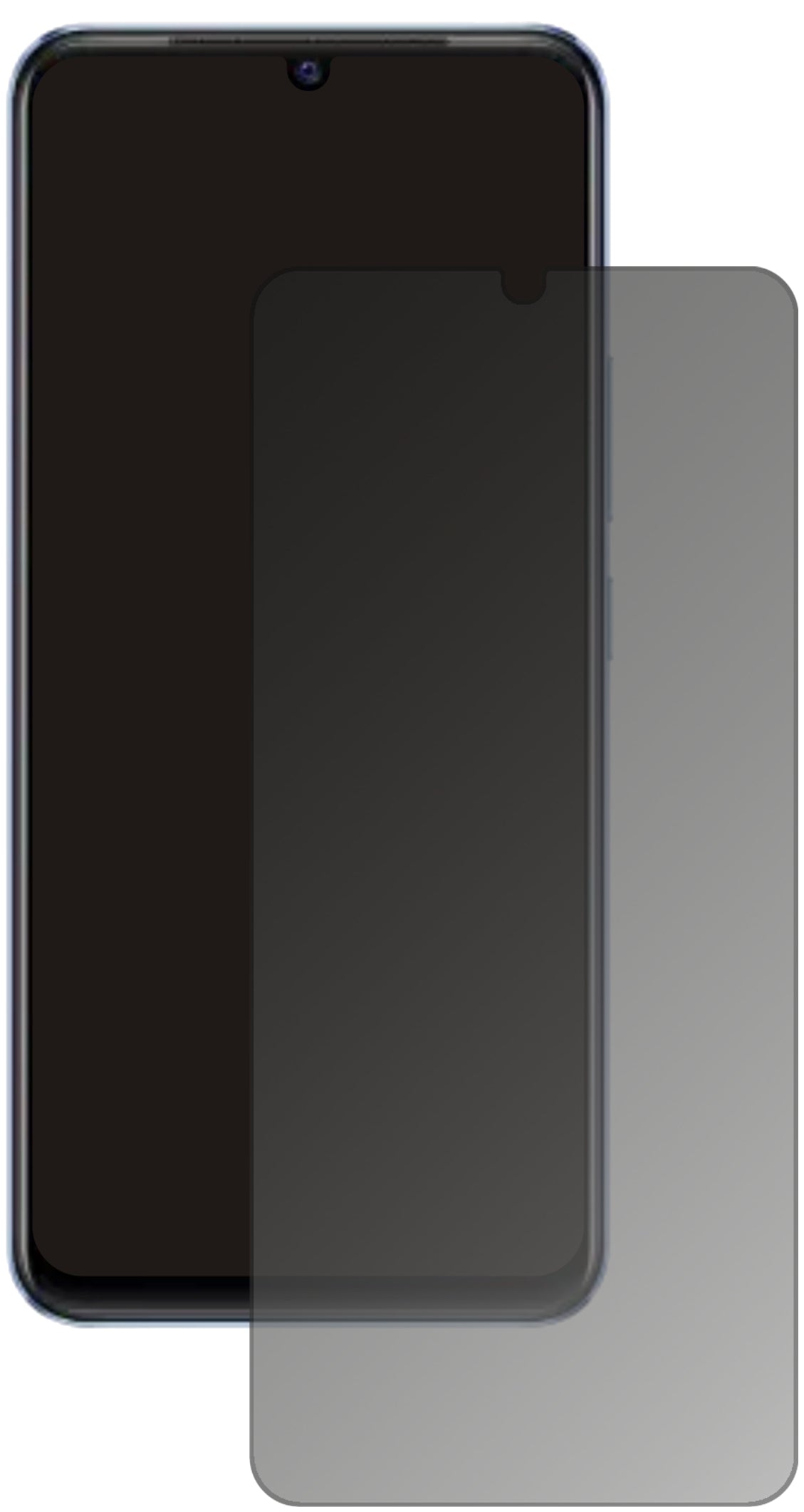 Blickschutzfolie für Vivo V23e 5G matt Schutzfolie Privacy