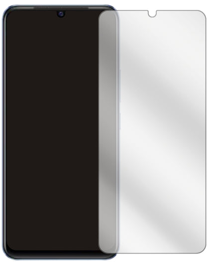 VivoV23e 5G mit aufgebrachter dipos Displayschutzfolie, glasklare Darstellung ohne Einschränkungen