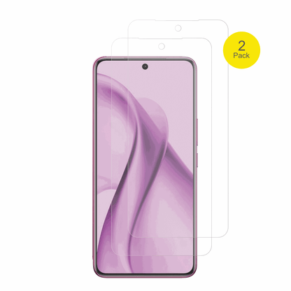 vivov60e 5g mit aufgebrachter dipos Flex Schutzfolie, glasklare Darstellung ohne Einschränkungen