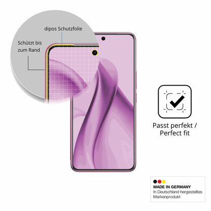 Besonders flexibler Displayschutz mit Anti-Shock-Schicht im Materialmix