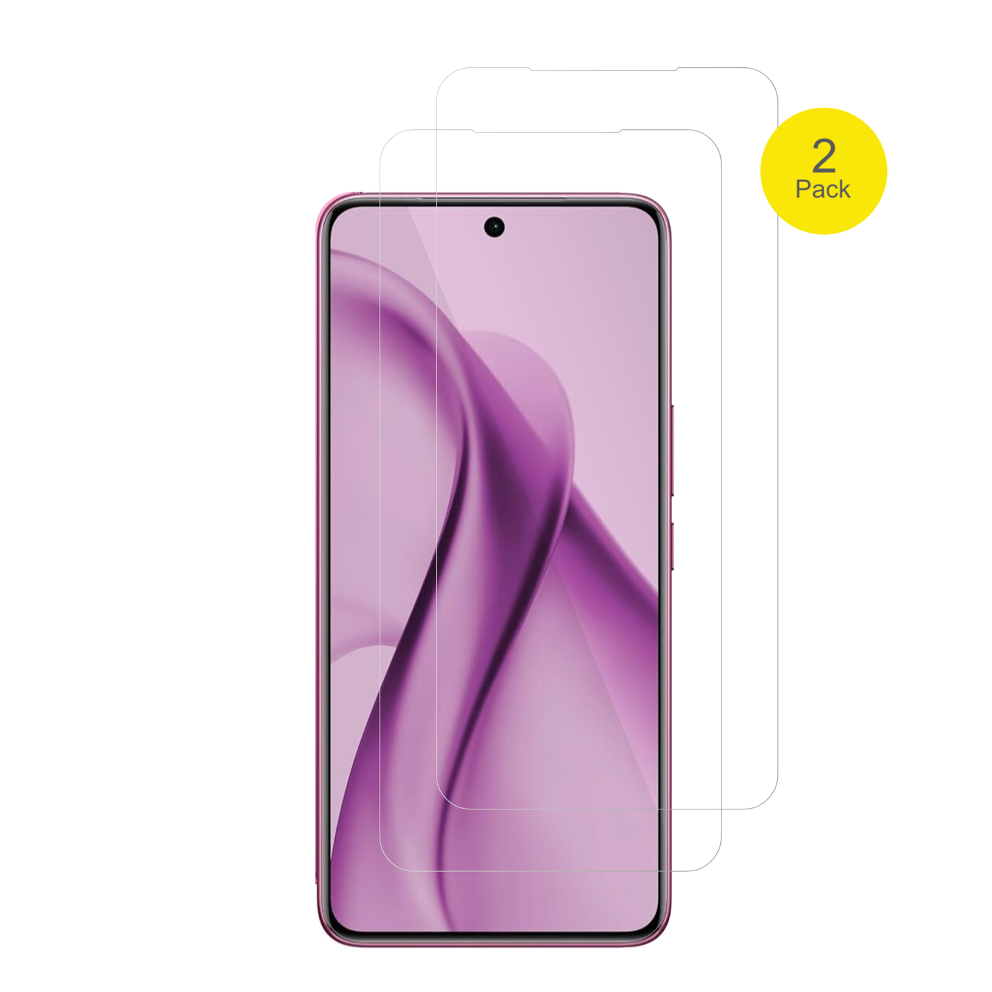 vivov60e 5g mit aufgebrachter dipos Displayschutzfolie, glasklare Darstellung ohne Einschränkungen