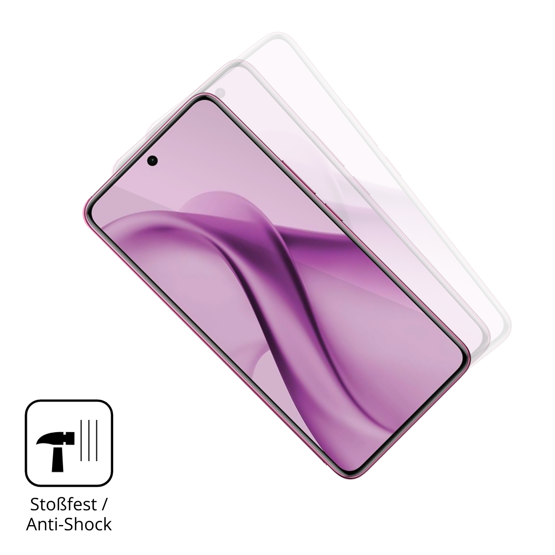 Schutz gegen Kratzer auf dem vivov60e 5g Glas durch Schlüssel oder Ähnliches