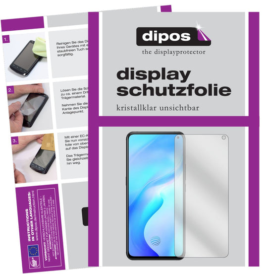 1x Schutzfolie klar für Vivo X30 5G Display-Schutzfolie