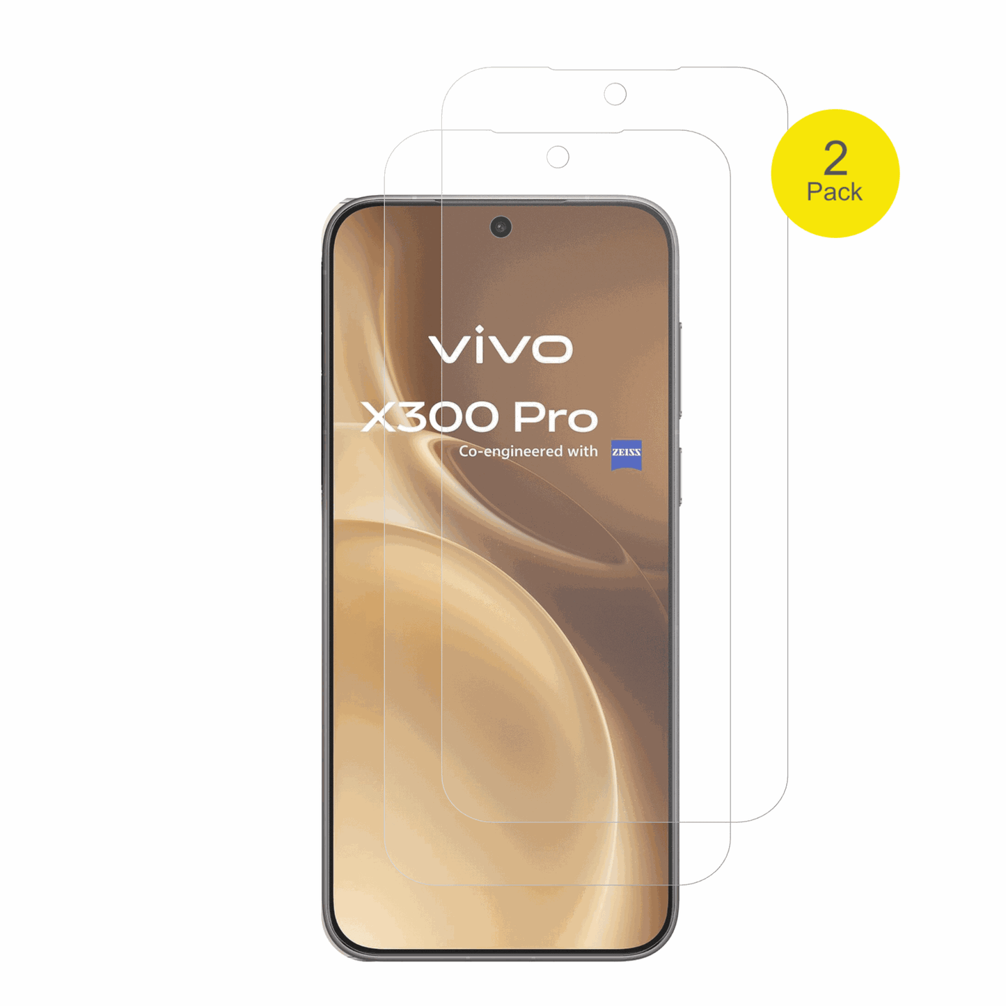 vivox300 pro mit aufgebrachter dipos Flex Schutzfolie, glasklare Darstellung ohne Einschränkungen