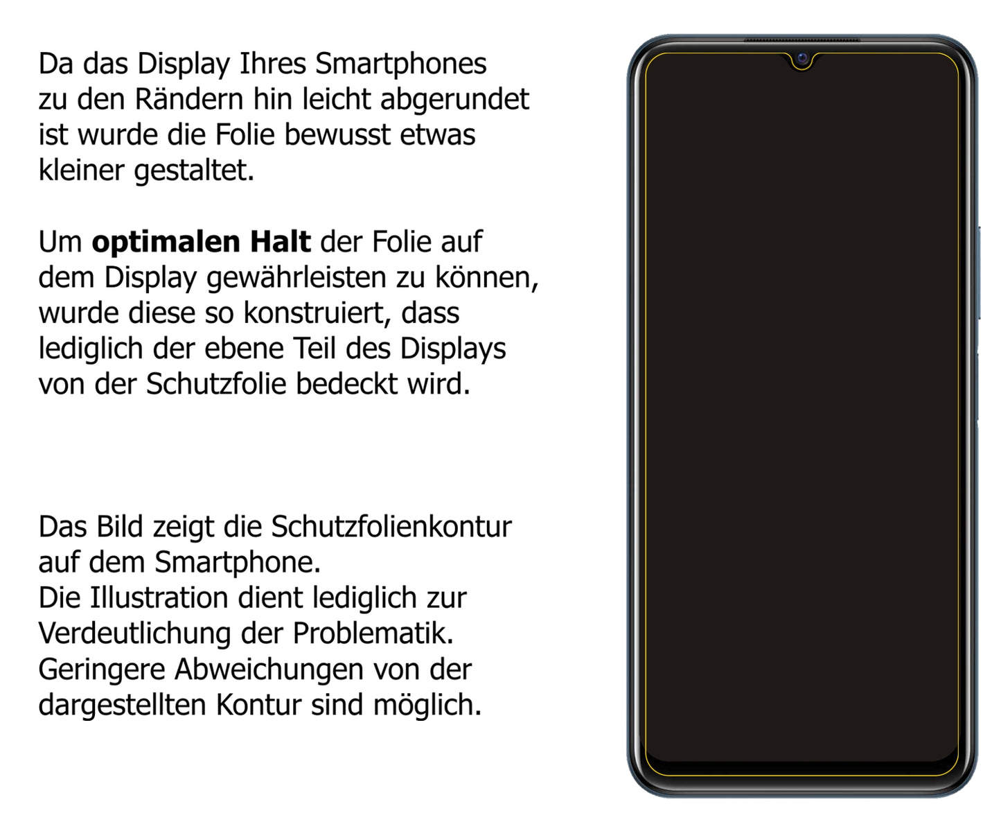 2x 9H Schutzfolie für Vivo Y21T Panzerfolie