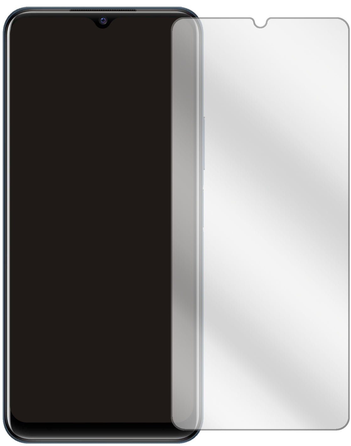 1x Schutzfolie klar für Vivo Y21T Display-Schutzfolie