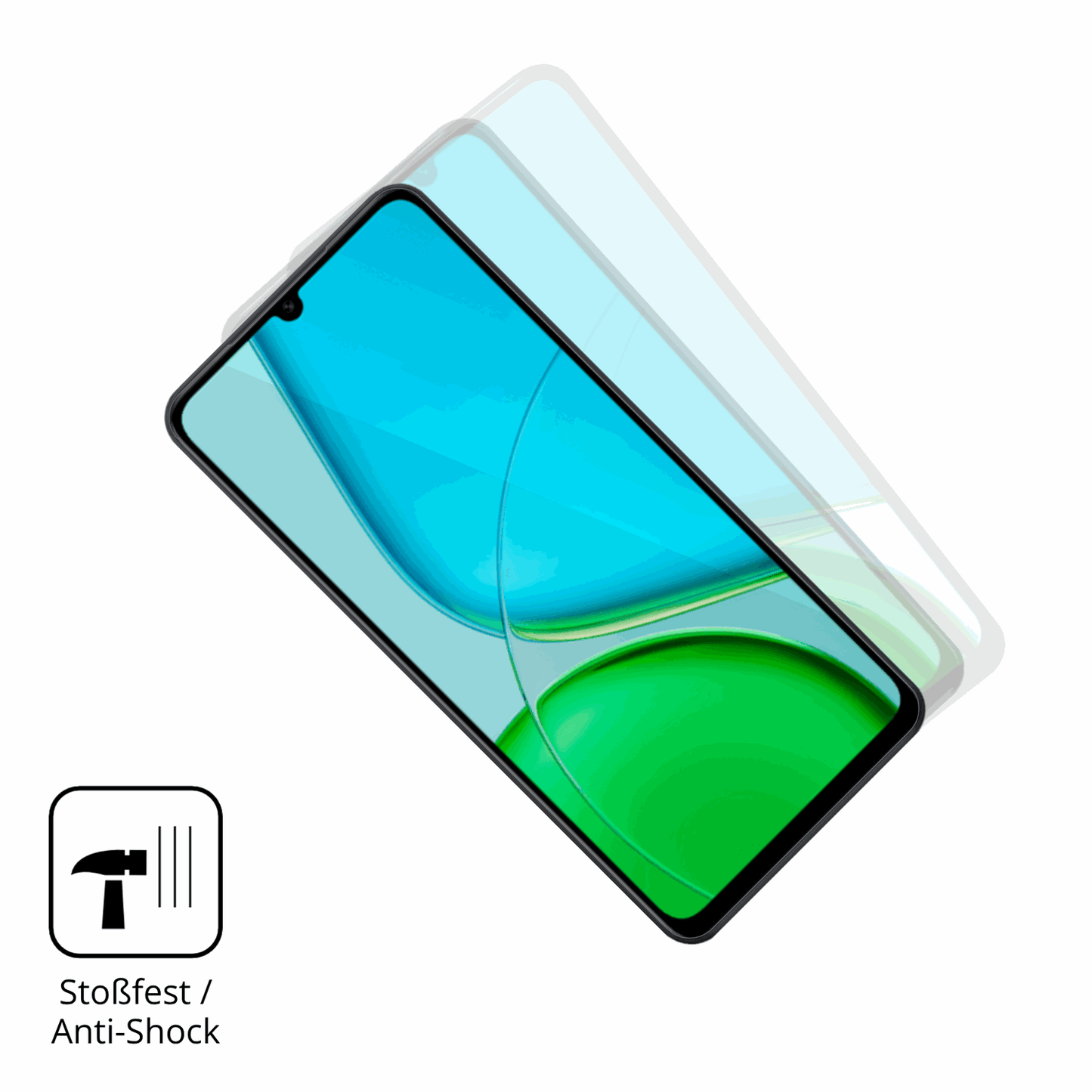 Schutz gegen Kratzer auf dem Vivo Y50e Glas durch Schlüssel oder Ähnliches
