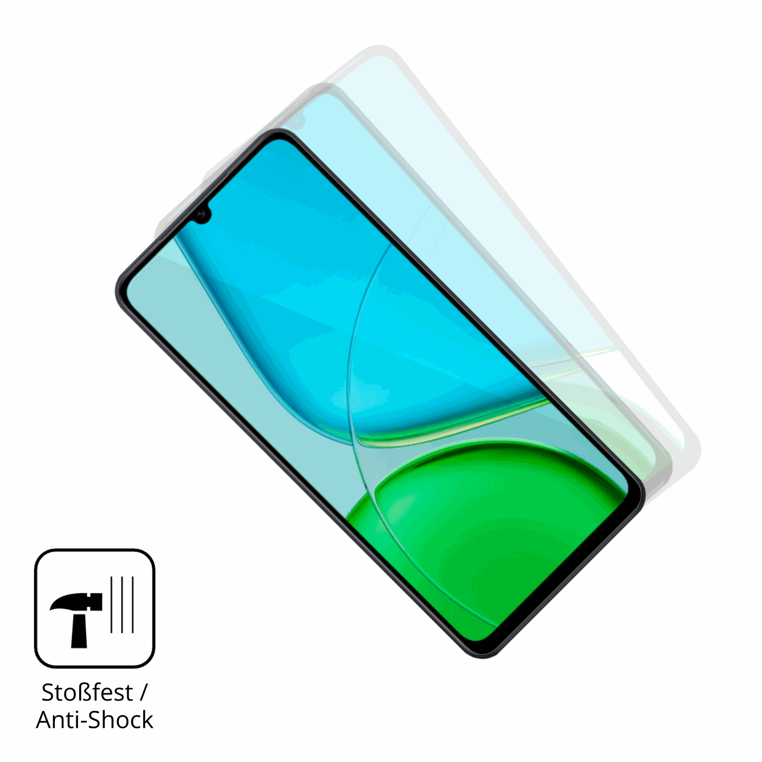 Schutz gegen Kratzer auf dem Vivo Y50e Glas durch Schlüssel oder Ähnliches
