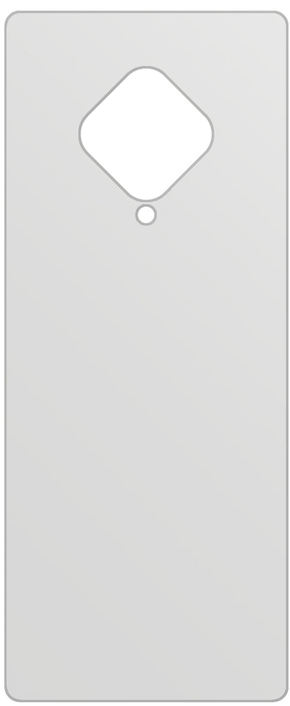 dipos Displayschutz für Vivo Y51 (2020) Rückseite, mattierte Oberfläche, geringe Dicke und perfekte Passform