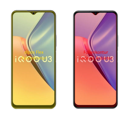3x 3D Full Cover Schutzfolie für Vivo Y52s