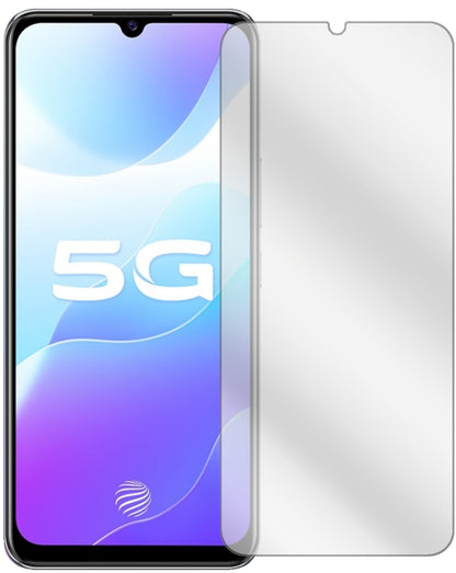 VivoY73s 5G mit aufgebrachter dipos Displayschutzfolie, glasklare Darstellung ohne Einschränkungen