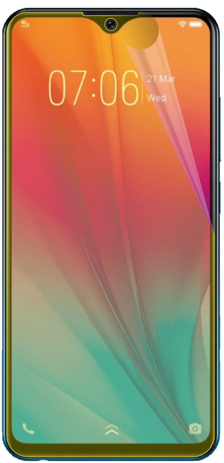 3x 3D Full Cover Schutzfolie für Vivo Y91C (2020)