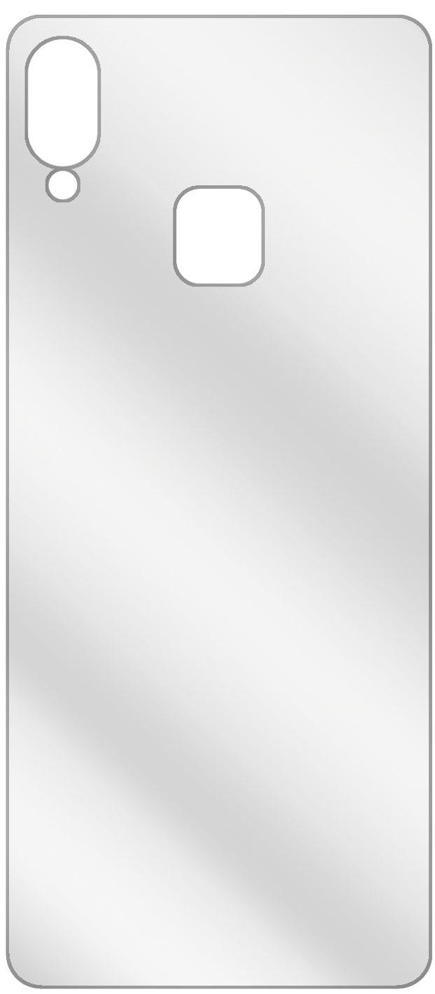 dipos Displayschutz für Vivo U1 Rückseite, transparente Oberfläche, geringe Dicke und perfekte Passform
