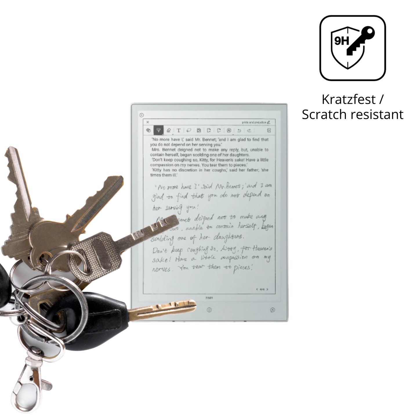 dipos Displayschutz für Viwoods AiPaper Mini 8.2 Zoll, mattierte Oberfläche, robuste Festigkeit und perfekte Passform