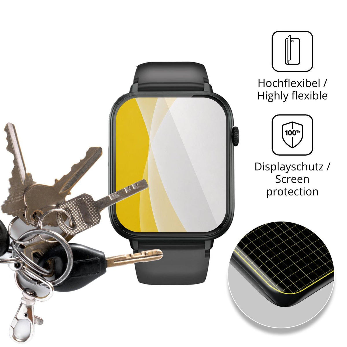 dipos Displayschutz für VKROBAG T10, transparente Oberfläche, geringe Dicke und perfekte Passform