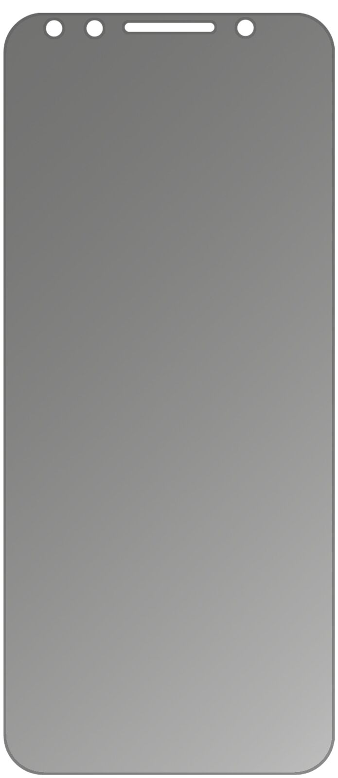 dipos Displayschutz für Vodafone Smart N9 Lite, mattierte Oberfläche, Blickschutzfilter und perfekter Passform