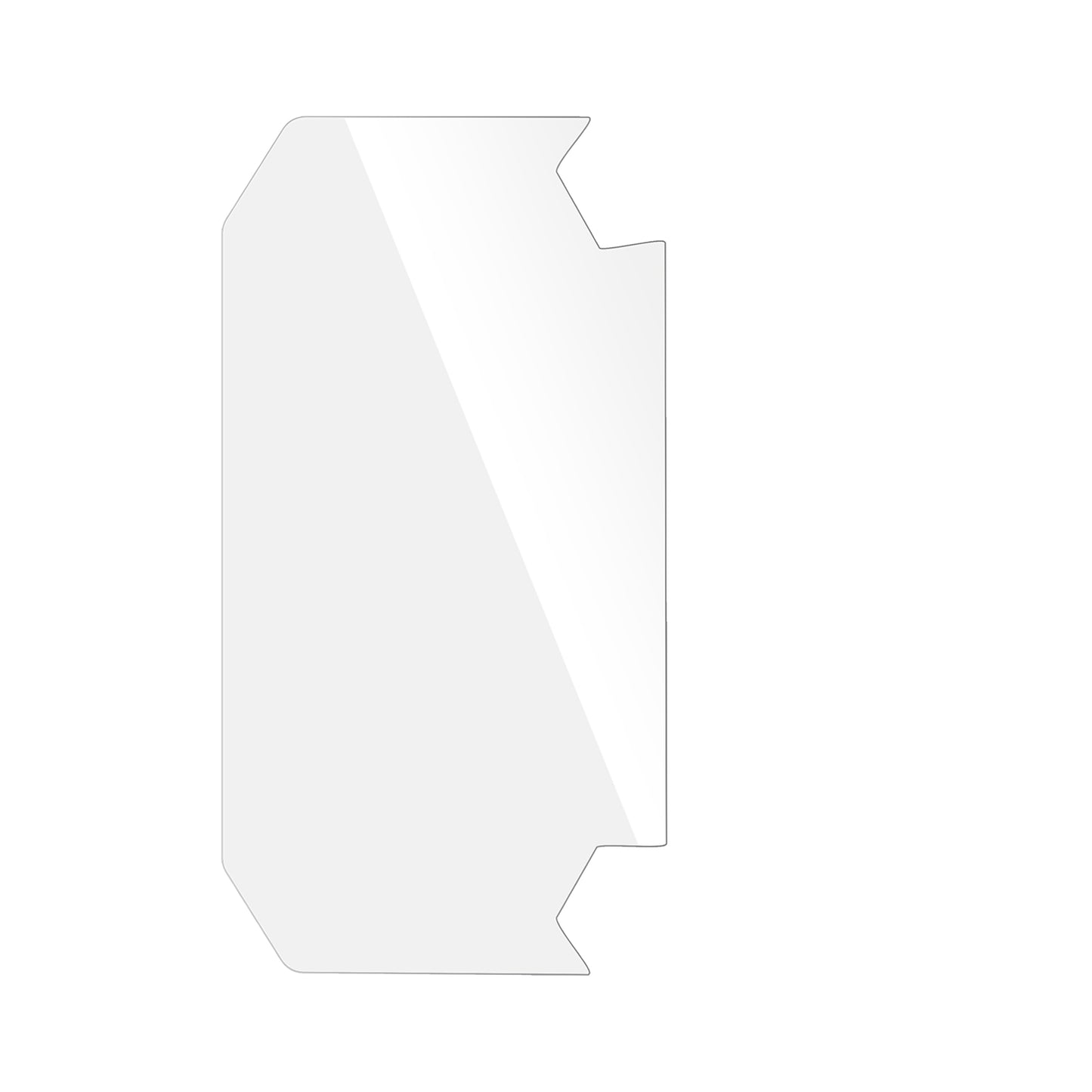 dipos Displayschutz für Voge R125, transparente Oberfläche, geringe Dicke und perfekte Passform