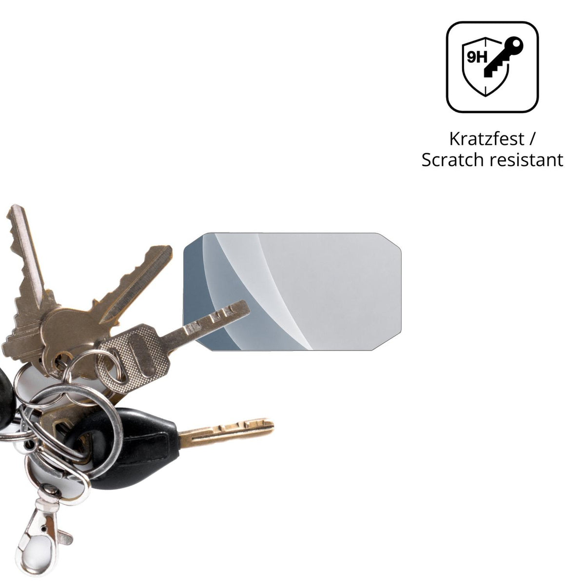 dipos Displayschutz für VOGE R125S, mattierte Oberfläche, robuste Festigkeit und perfekte Passform