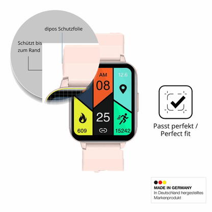 Schutzfolie mit optimaler Passform, zur Verwendung mit Hüllen geeignet
