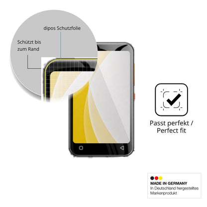 Schutzfolie mit optimaler Passform, zur Verwendung mit Hüllen geeignet