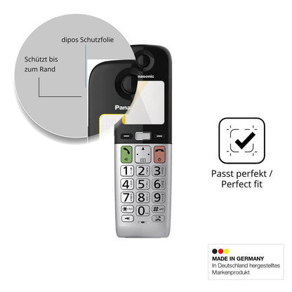 Schutzfolie mit optimaler Passform, zur Verwendung mit Hüllen geeignet