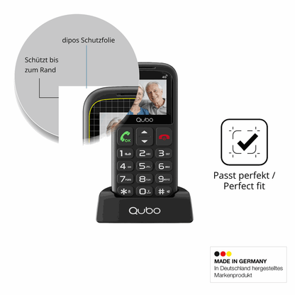 Schutzfolie mit optimaler Passform, zur Verwendung mit Hüllen geeignet