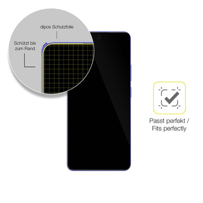 Schutzfolie mit optimaler Passform, zur Verwendung mit Hüllen geeignet