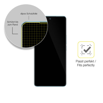 Schutzfolie mit optimaler Passform, zur Verwendung mit Hüllen geeignet