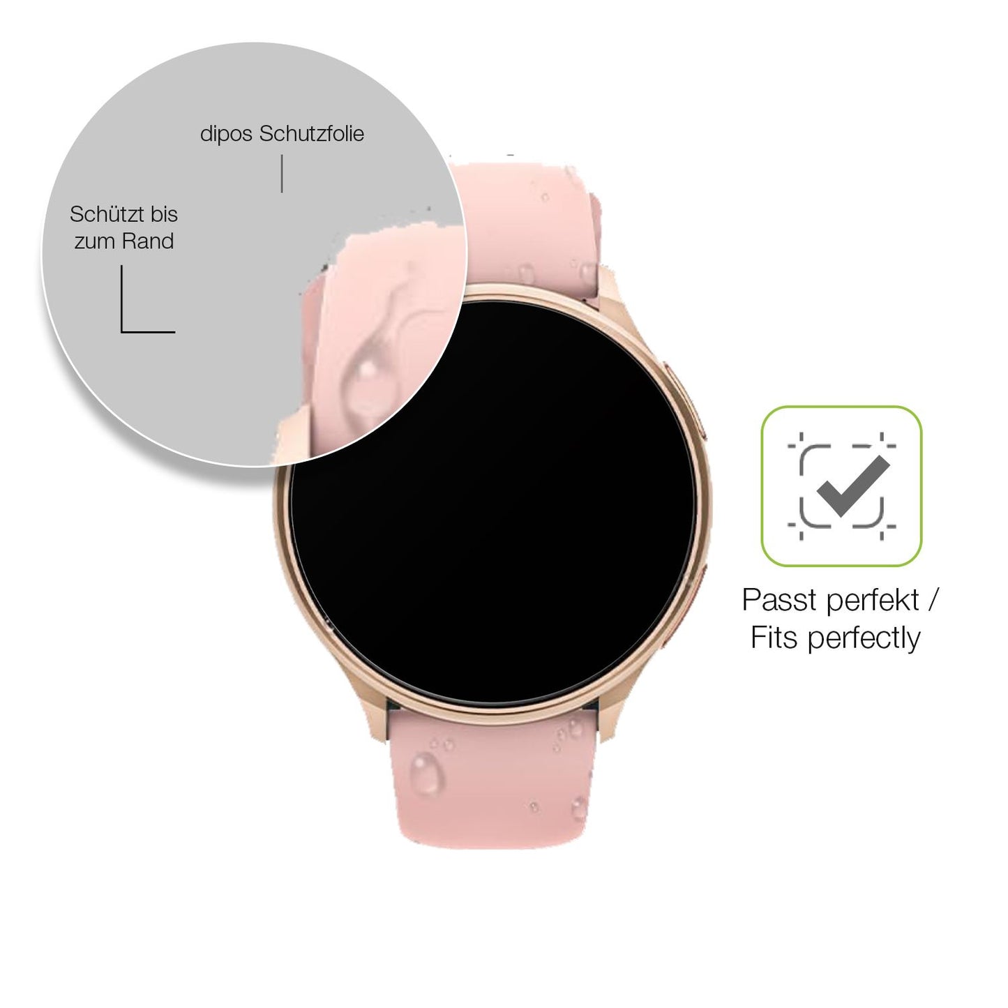 Besonders flexibler Displayschutz mit Anti-Shock-Schicht im Materialmix