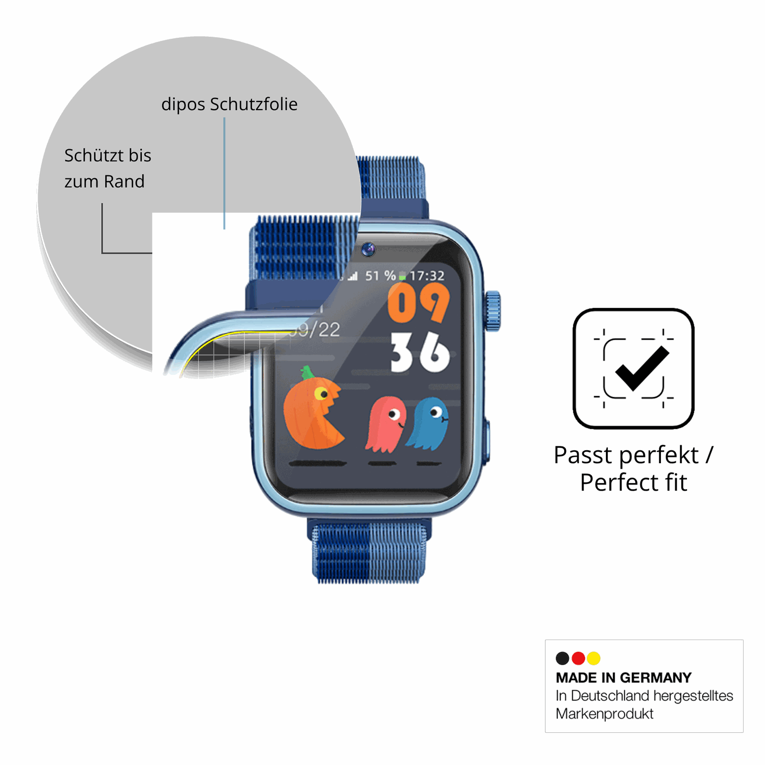 Besonders flexibler Displayschutz mit Anti-Shock-Schicht im Materialmix
