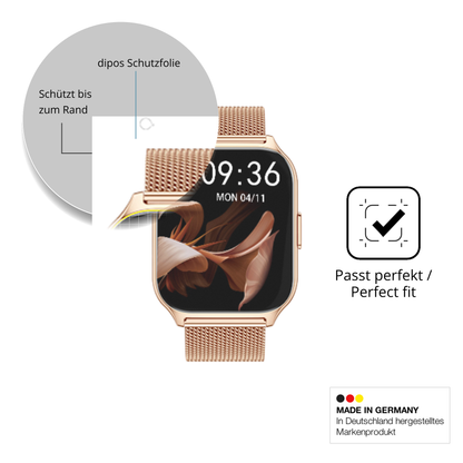 Besonders flexibler Displayschutz mit Anti-Shock-Schicht im Materialmix