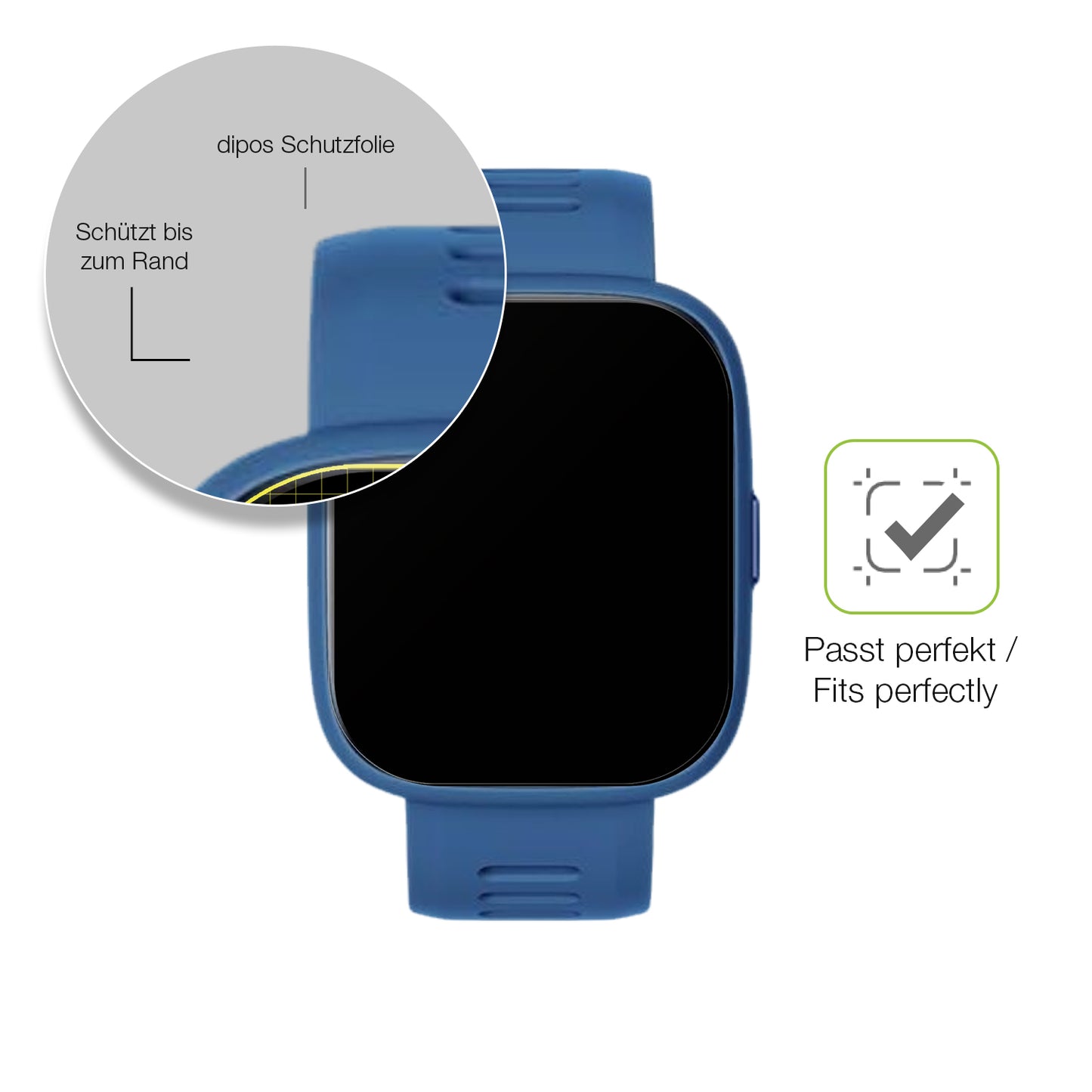 Besonders flexibler Displayschutz mit Anti-Shock-Schicht im Materialmix