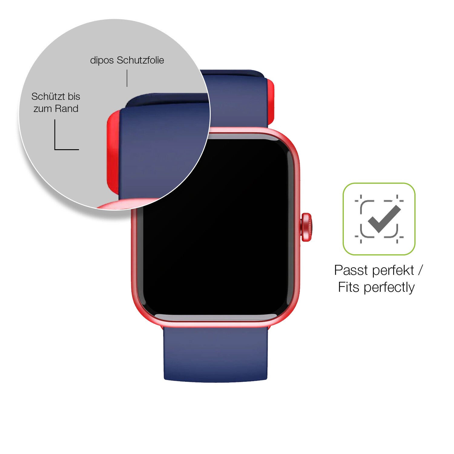 Besonders flexibler Displayschutz mit Anti-Shock-Schicht im Materialmix