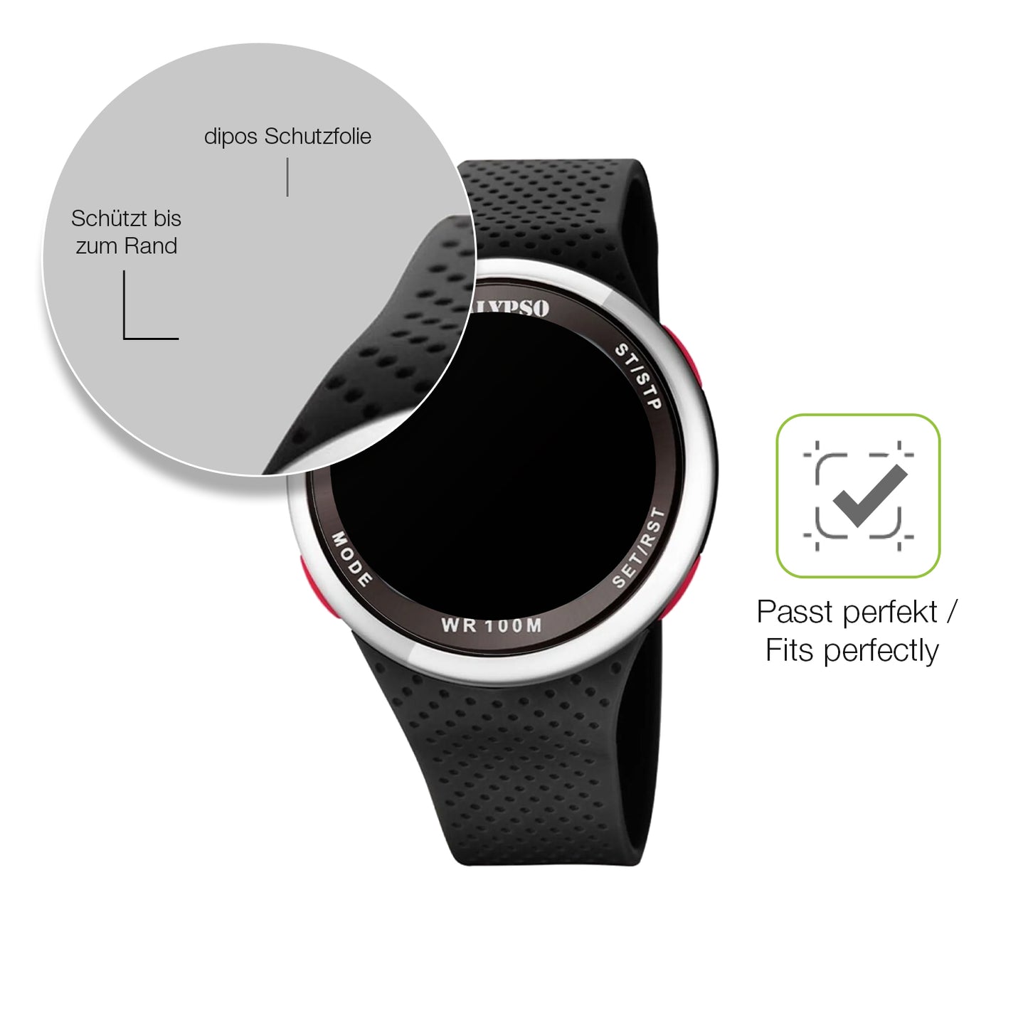 Besonders flexibler Displayschutz mit Anti-Shock-Schicht im Materialmix