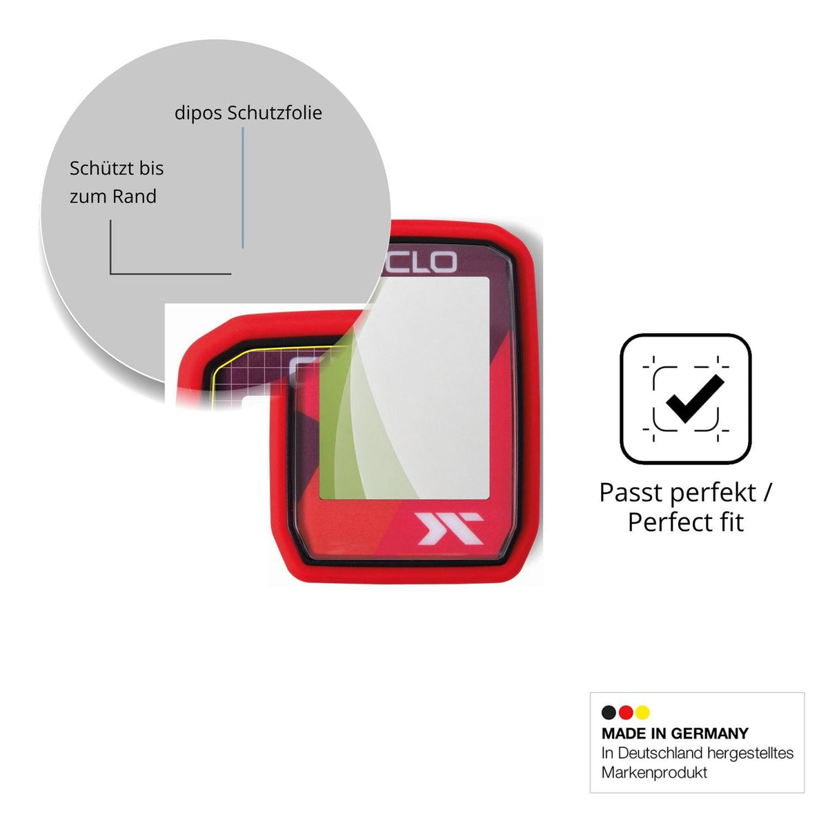 Besonders flexibler Displayschutz mit Anti-Shock-Schicht im Materialmix