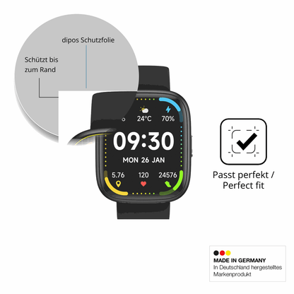 Besonders flexibler Displayschutz mit Anti-Shock-Schicht im Materialmix