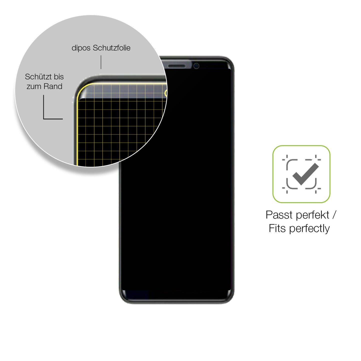 Besonders flexibler Displayschutz mit Anti-Shock-Schicht im Materialmix