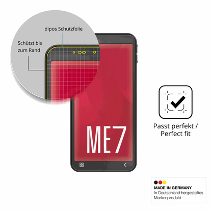 Besonders flexibler Displayschutz mit Anti-Shock-Schicht im Materialmix