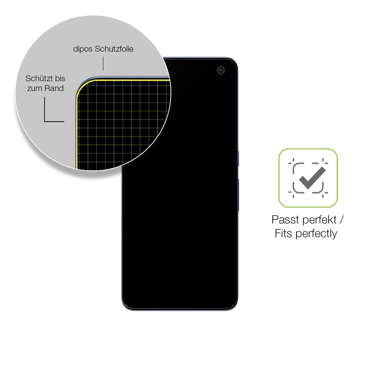 Besonders flexibler Displayschutz mit Anti-Shock-Schicht im Materialmix