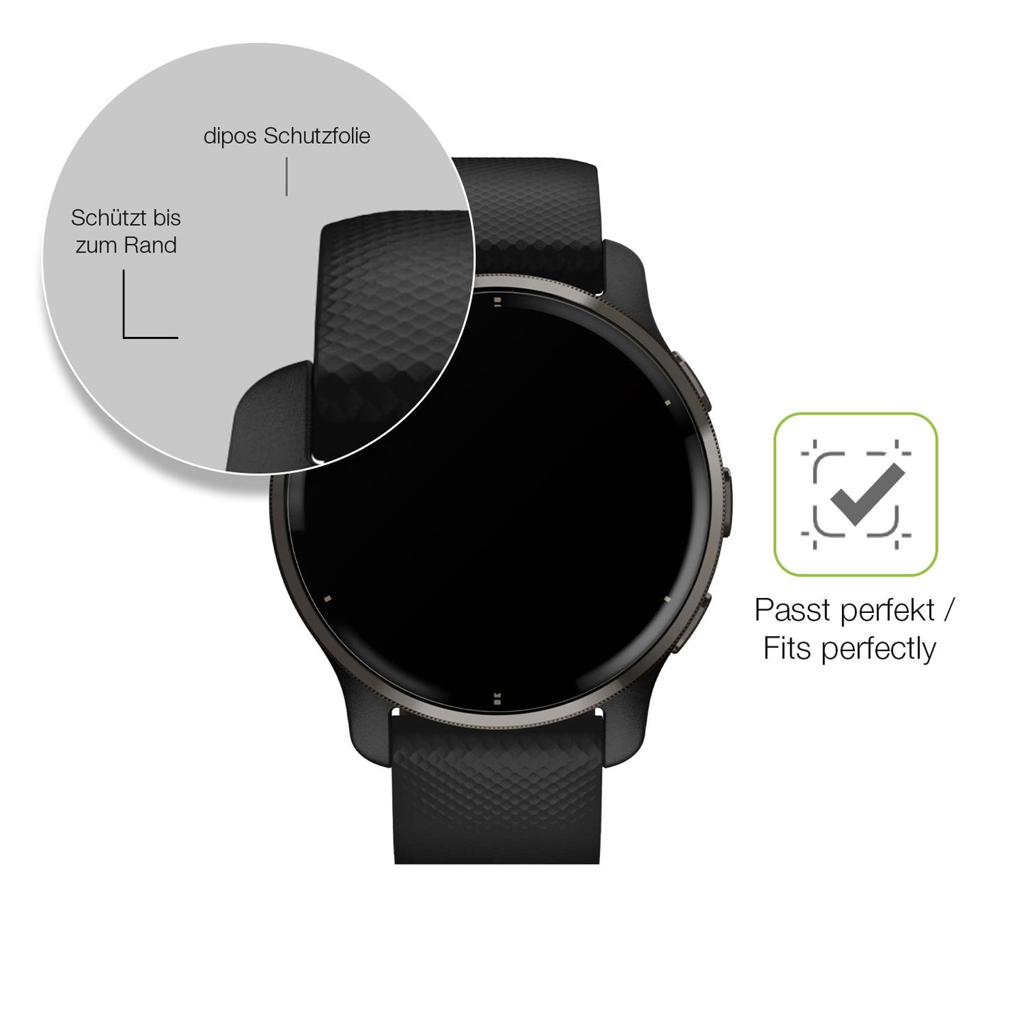 Besonders flexibler Displayschutz mit Anti-Shock-Schicht im Materialmix