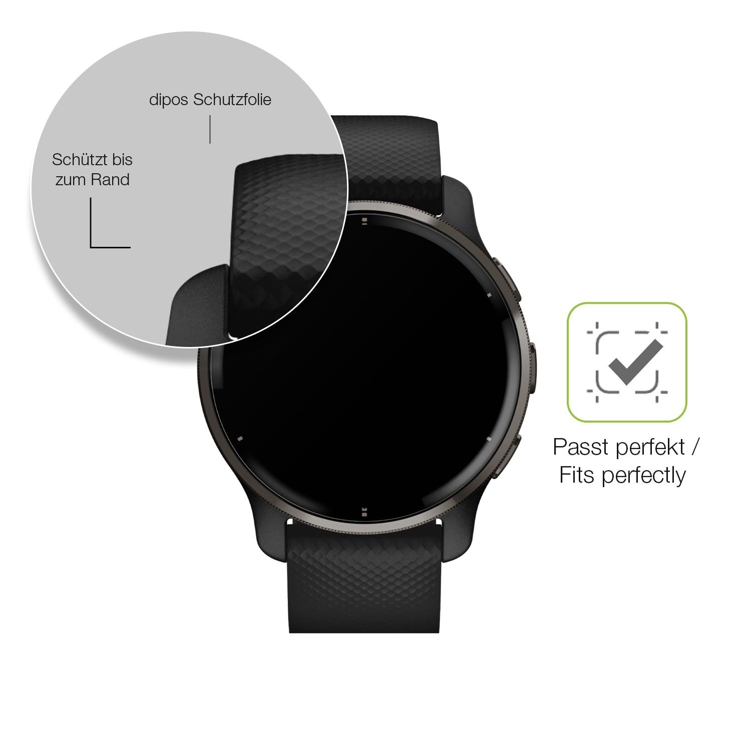 Besonders flexibler Displayschutz mit Anti-Shock-Schicht im Materialmix