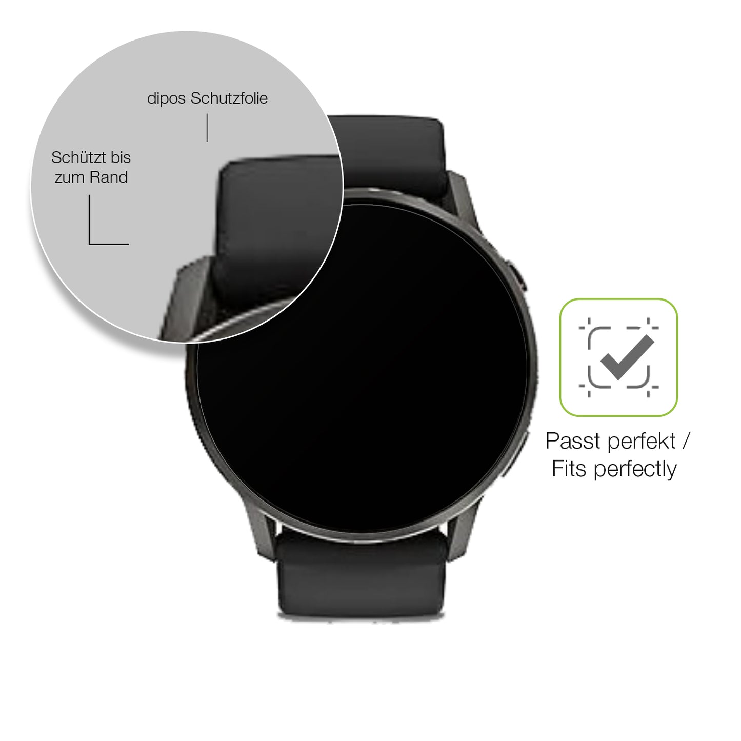 Besonders flexibler Displayschutz mit Anti-Shock-Schicht im Materialmix