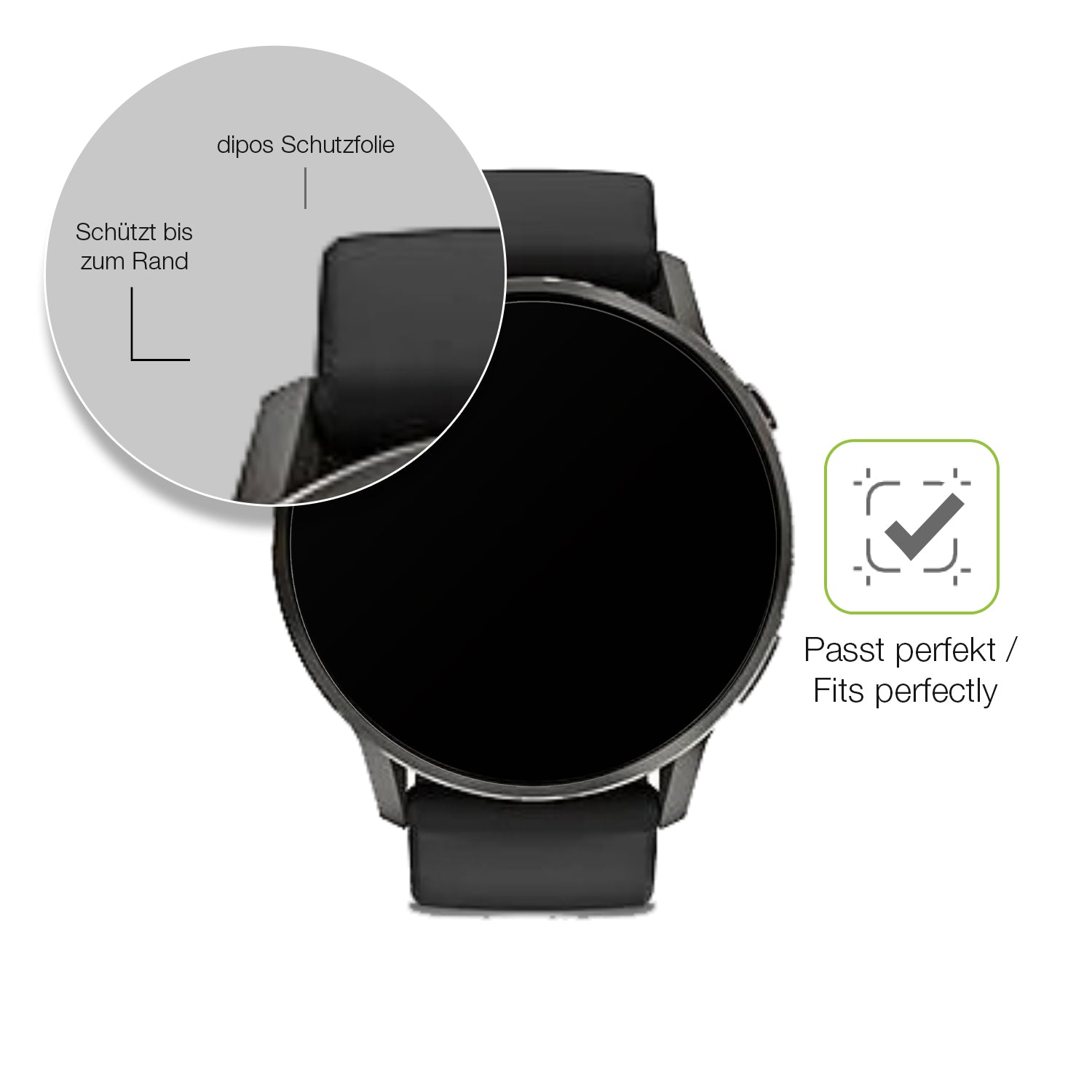 Besonders flexibler Displayschutz mit Anti-Shock-Schicht im Materialmix