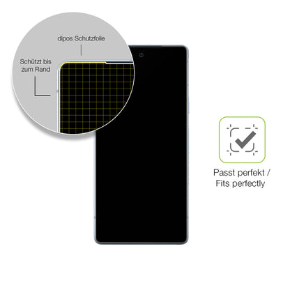 Besonders flexibler Displayschutz mit Anti-Shock-Schicht im Materialmix