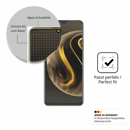 Besonders flexibler Displayschutz mit Anti-Shock-Schicht im Materialmix