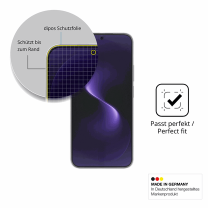 Besonders flexibler Displayschutz mit Anti-Shock-Schicht im Materialmix