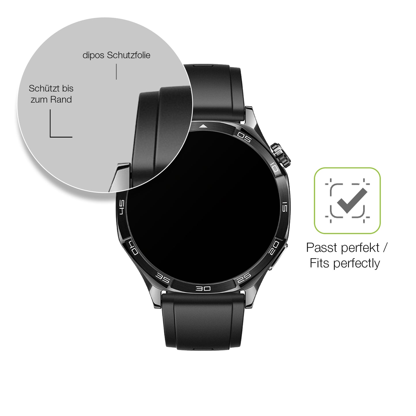 Besonders flexibler Displayschutz mit Anti-Shock-Schicht im Materialmix