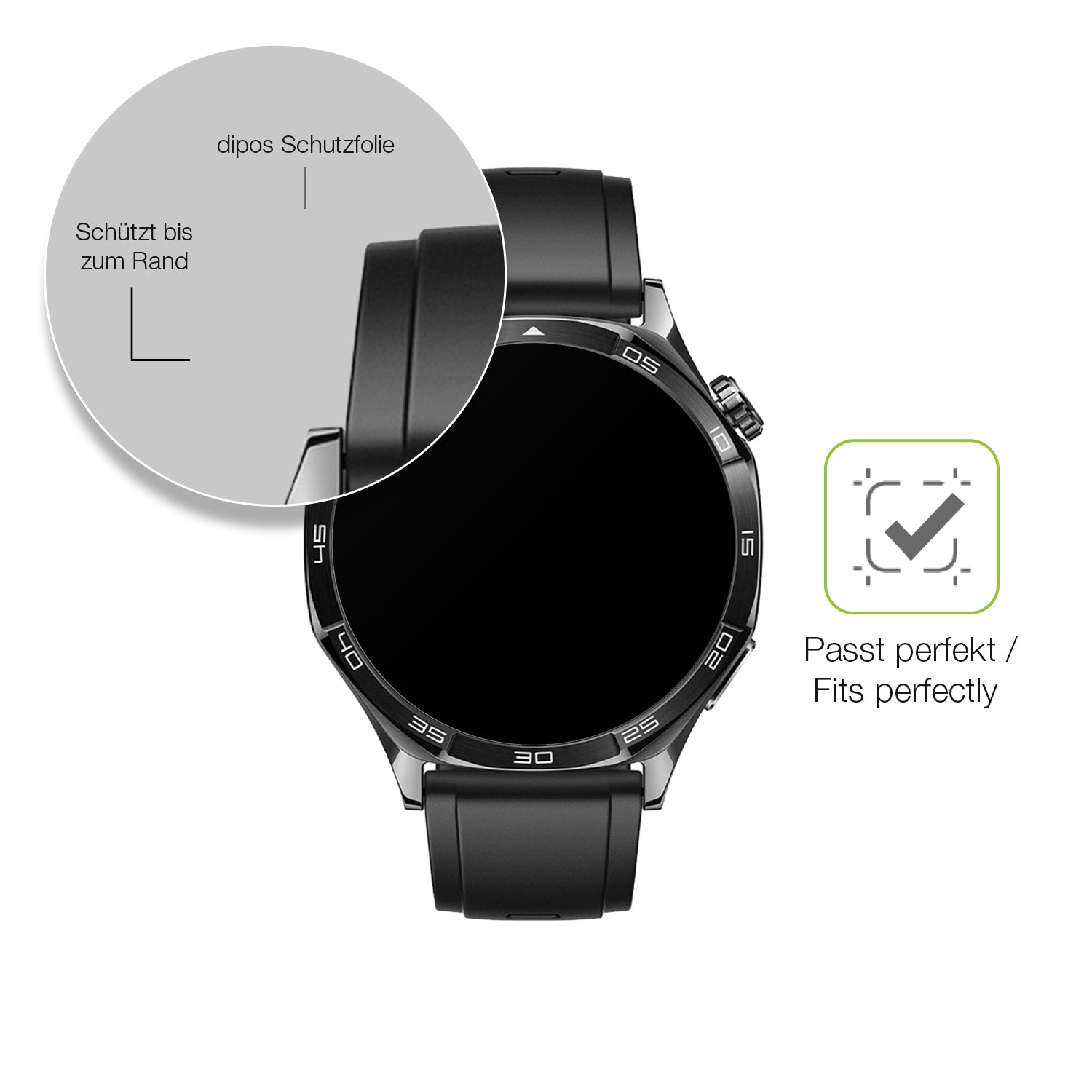 Besonders flexibler Displayschutz mit Anti-Shock-Schicht im Materialmix