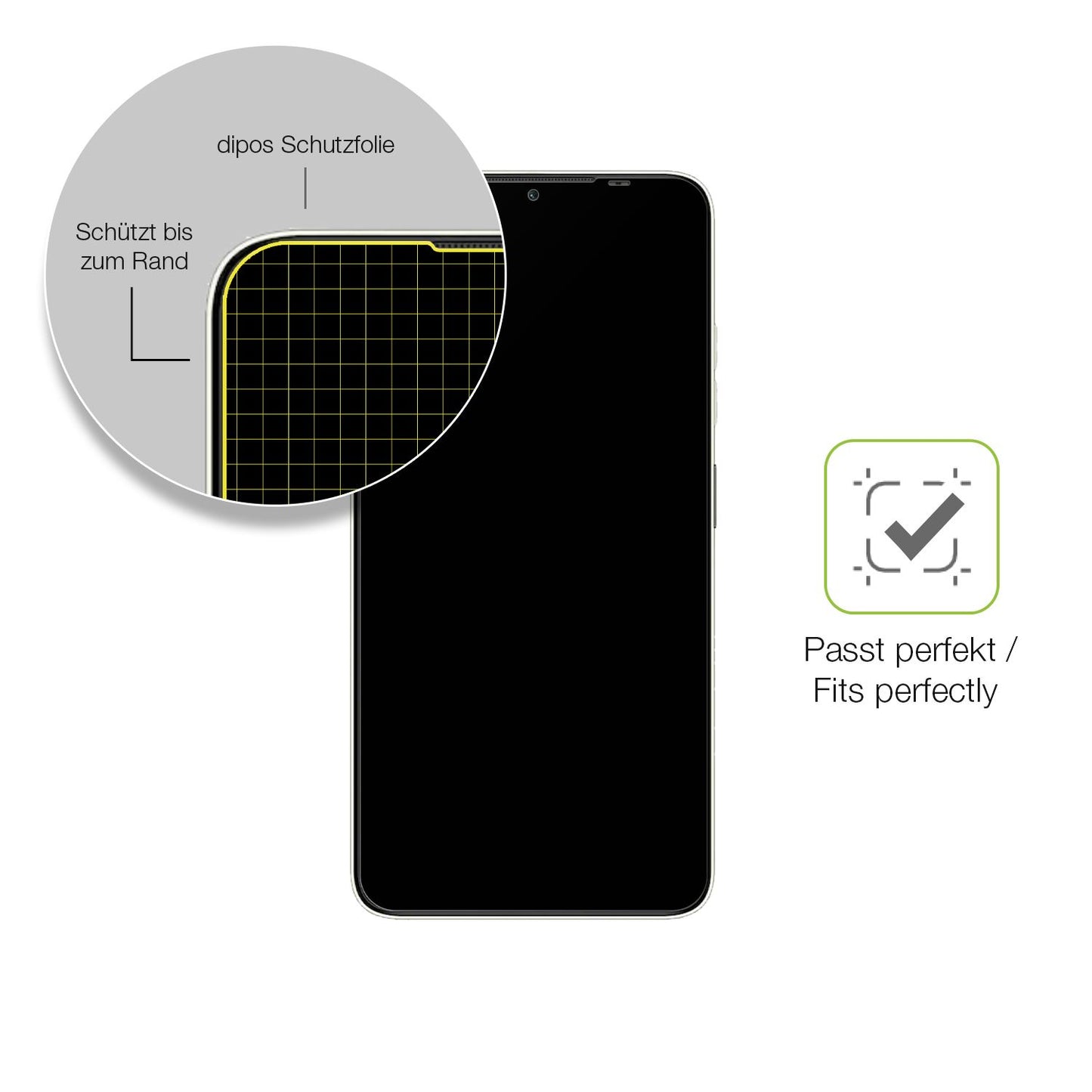 Besonders flexibler Displayschutz mit Anti-Shock-Schicht im Materialmix
