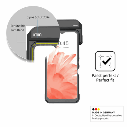 Besonders flexibler Displayschutz mit Anti-Shock-Schicht im Materialmix